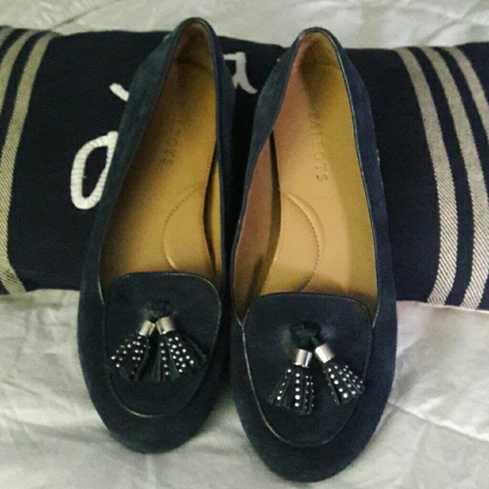 COPY - Talbots suede flats with tassels